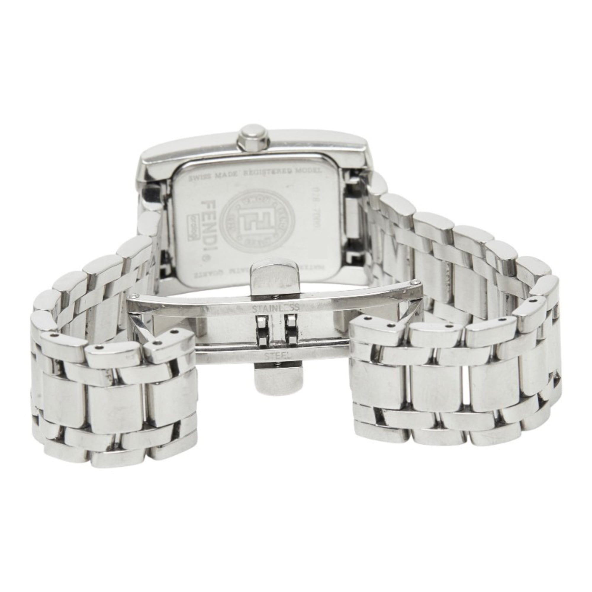 Fendi Orologi Classico 7000L Quartz Watch, White Dial, Stainless Steel, Women's Watch — Good