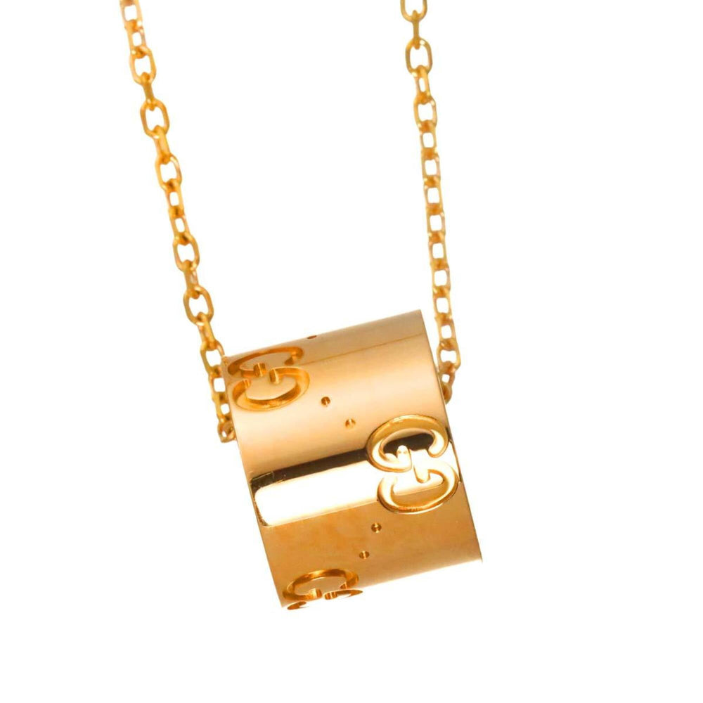 Gucci Icon Necklace, 40cm, 18K PG Pink Gold 750 Necklace — Like New
