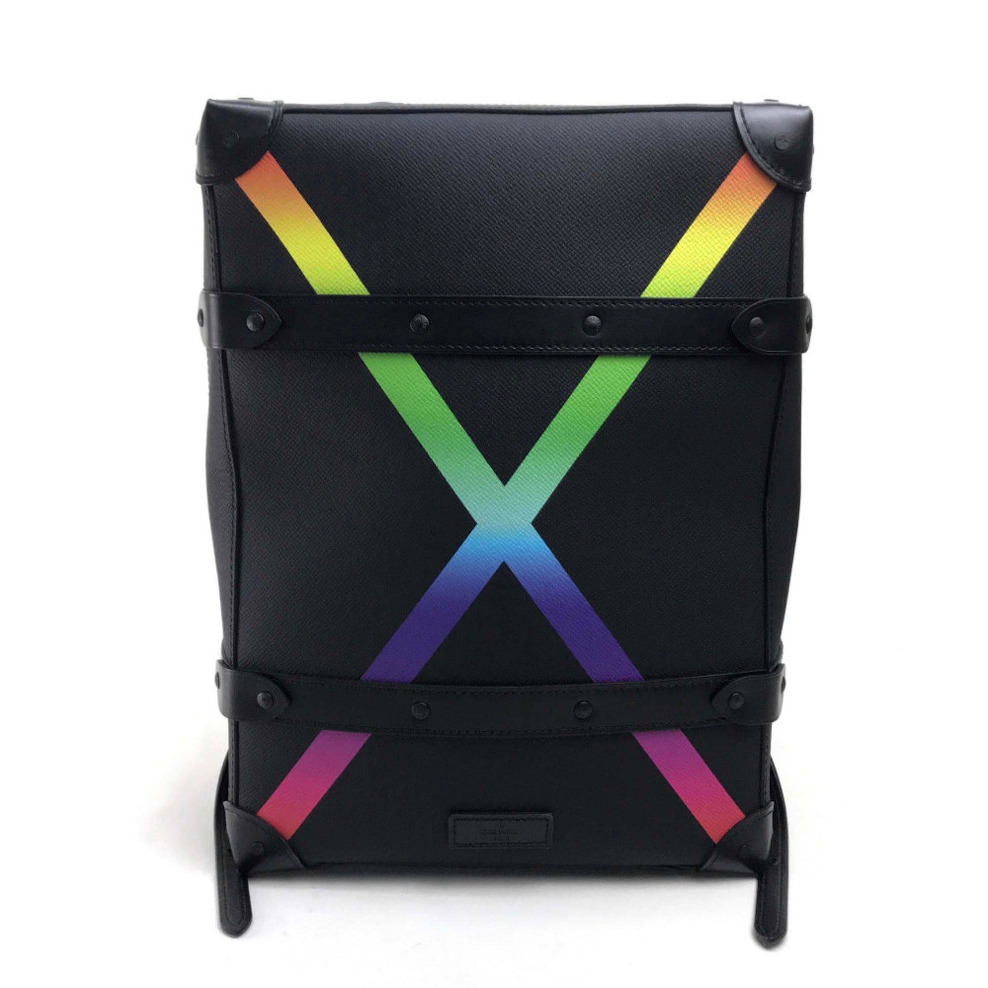 Louis Vuitton M30337 taiga rainbow Backpack Black — Like New