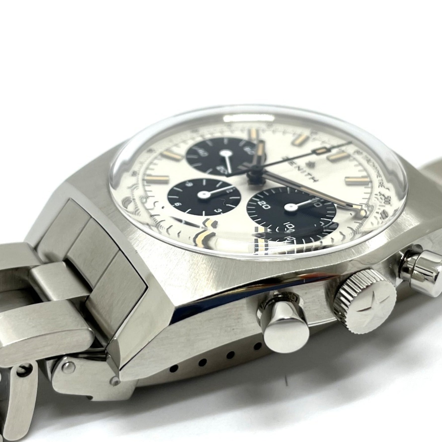 ZENITH 3.L384.400 Lupin the Third 2nd Edition Japan Limited 200 Pieces Revival A384 Chronomaster Watch Stainless Steel Men's Silver