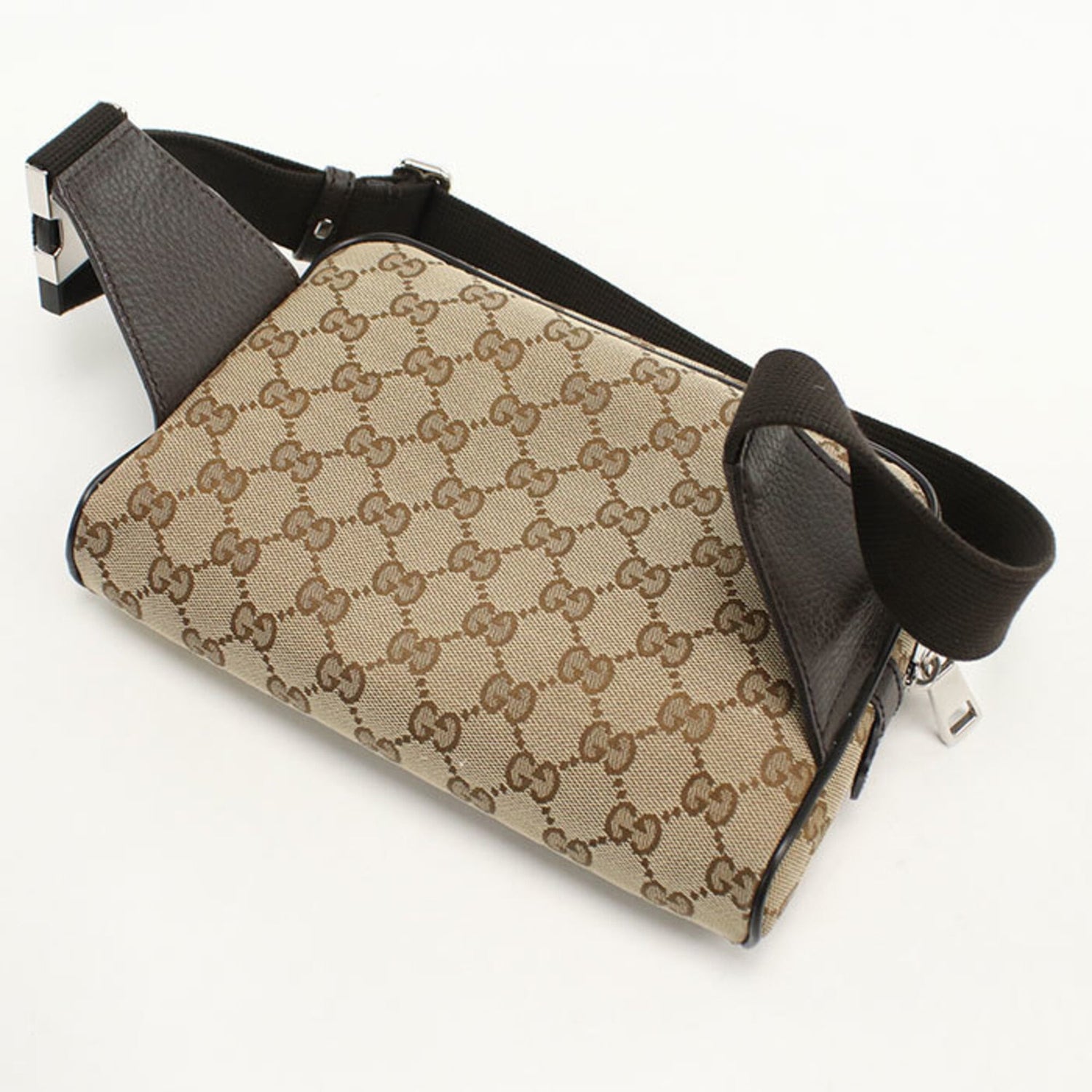 GUCCI body bag 449174 KY9KN GG canvas women's brown