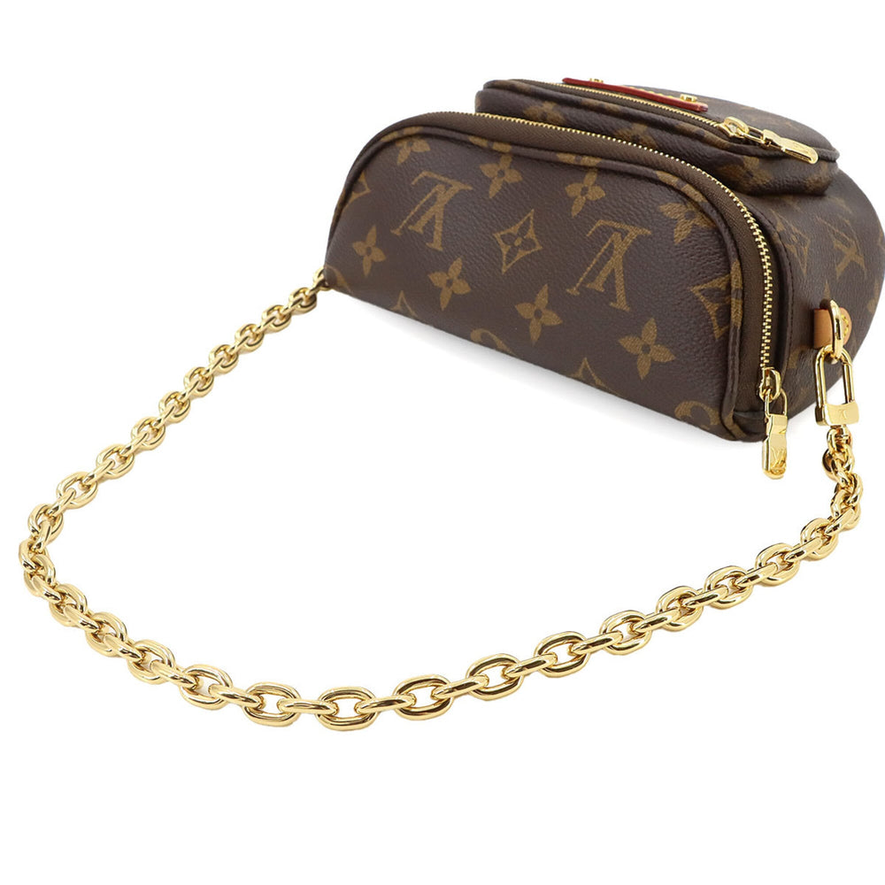 Louis Vuitton Monogram Mini Bumbag 2-way Hand/Shoulder Handbag Brown M82335 RFID — Like New