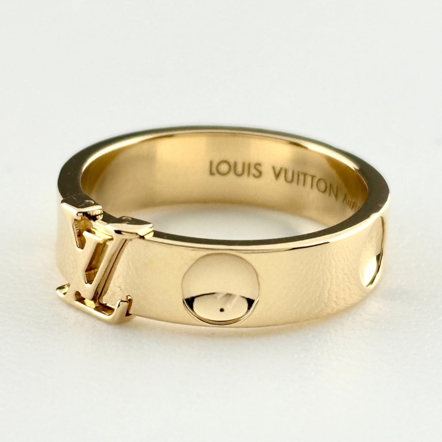 Louis Vuitton Empreinte Ring, Yellow Gold (YG), 750, Women's Ring