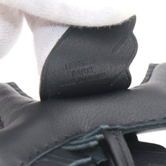 Hermes HERMES So Black Rodeo Pegasus PM Accessory Bag Charm Agneau Milo Swift K Stamp — New - Store Return