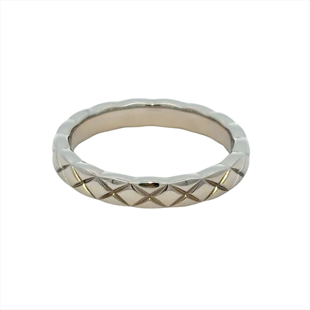 Chanel Coco Crush 5-Diamond Ring, Size 45, Platinum 950, 3.5g, Women's Ring — Like New