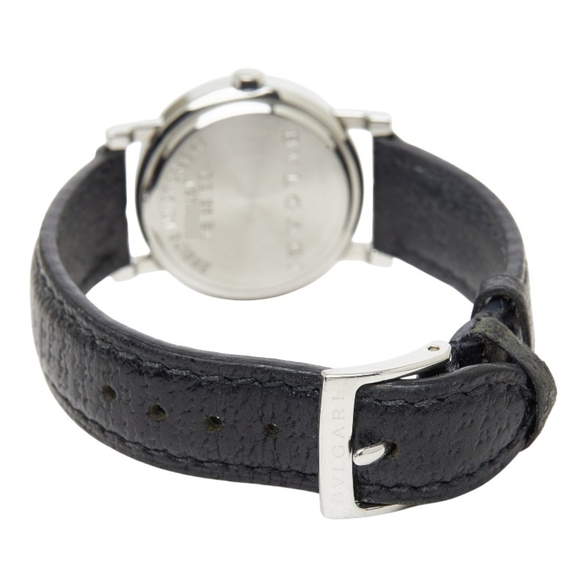 Bulgari Date Watch BB26SL Quartz Black Dial Stainless Steel Women's BVLGARI — Good