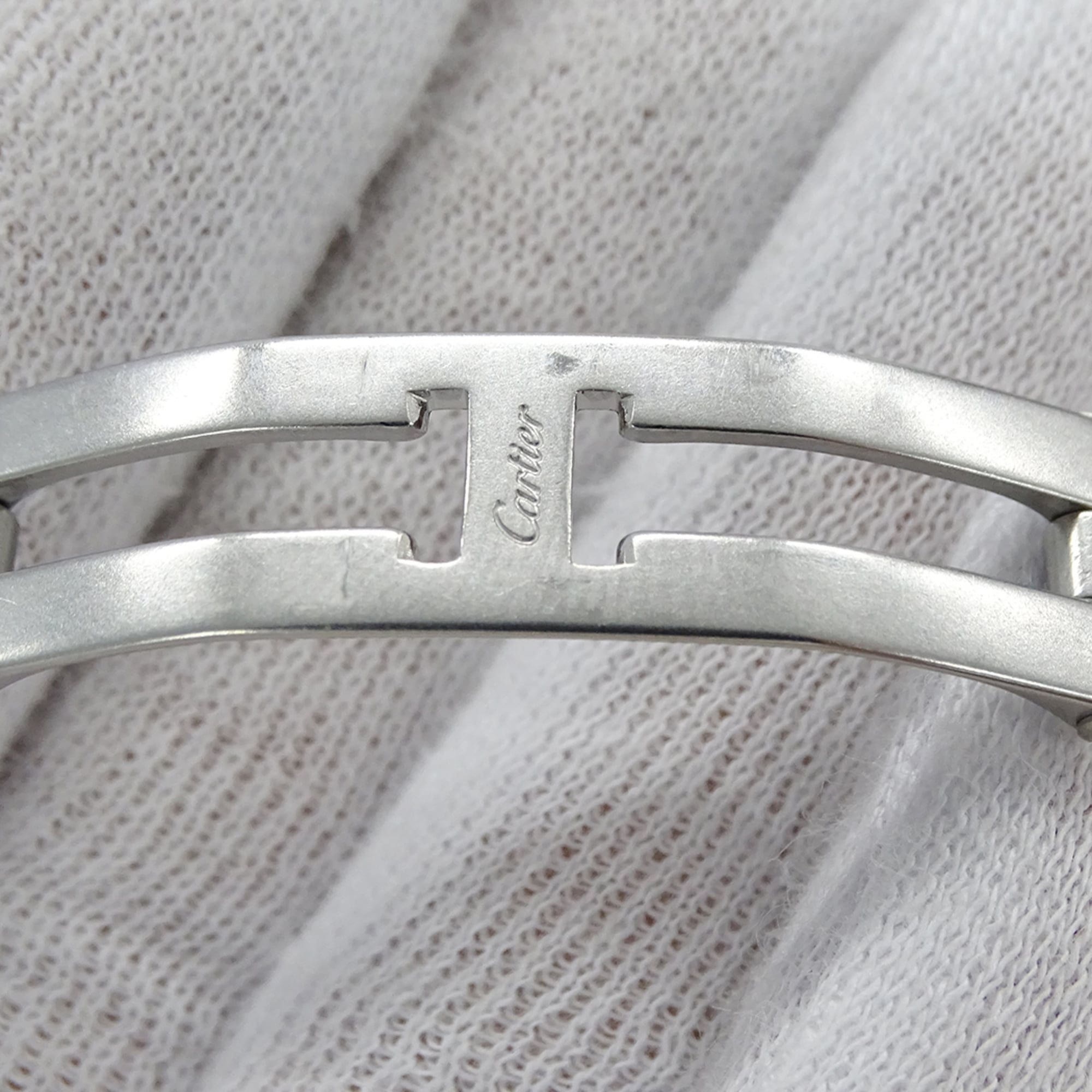 Cartier Pasha C Date Automatic Watch for Boys, Stainless Steel (SS) W31074M7, Silver & White — Good