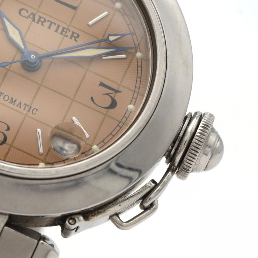 Cartier Pasha C W31024M7 Stainless Steel Automatic Watch — Good