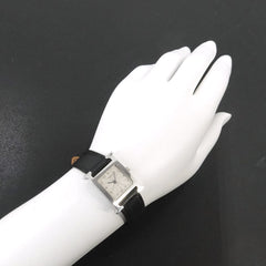 Hermes H-Watch HH1 210 Women's Watch Silver Black Quartz H — Very Good