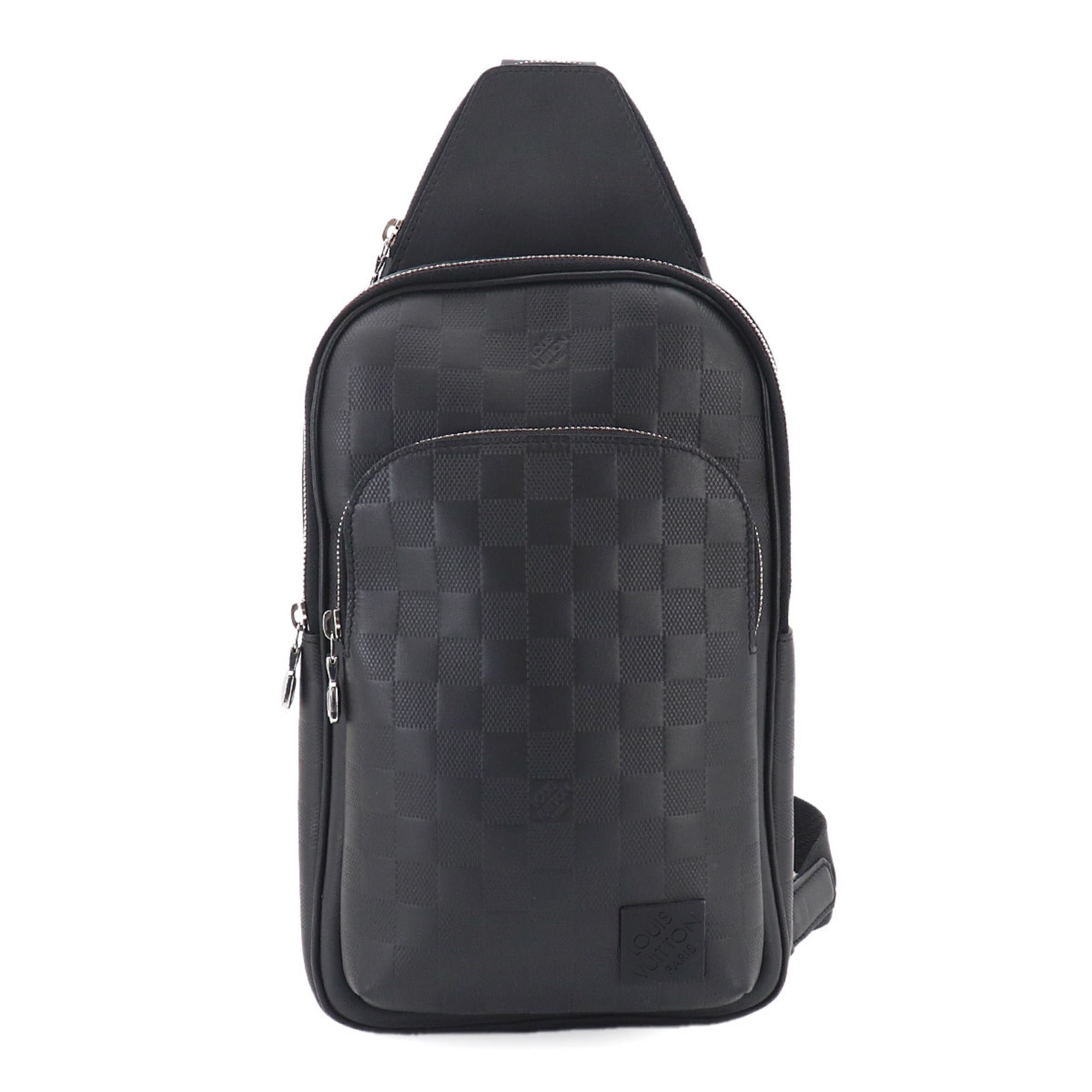 Louis Vuitton Damier Infini Avenue Sling Handbag Body Black N45303 RFID Bag — Like New