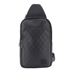 Louis Vuitton Damier Infini Avenue Sling Handbag Body Black N45303 RFID Bag — Like New
