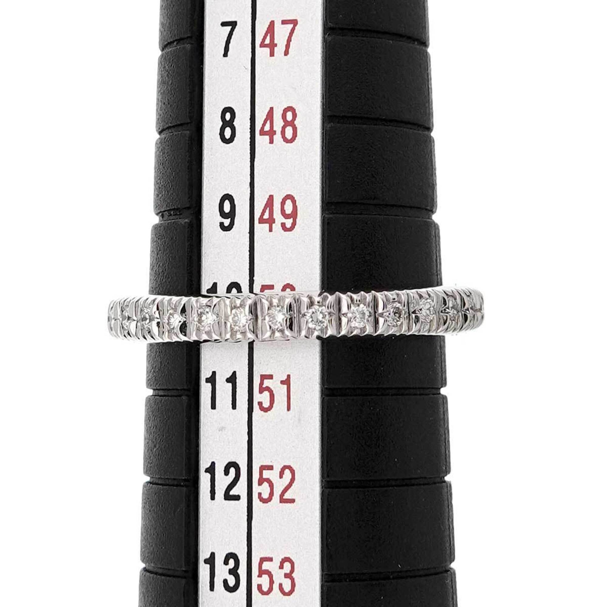 Gucci GUCCI Diamond Ring 18K WG White Gold 750 — Like New
