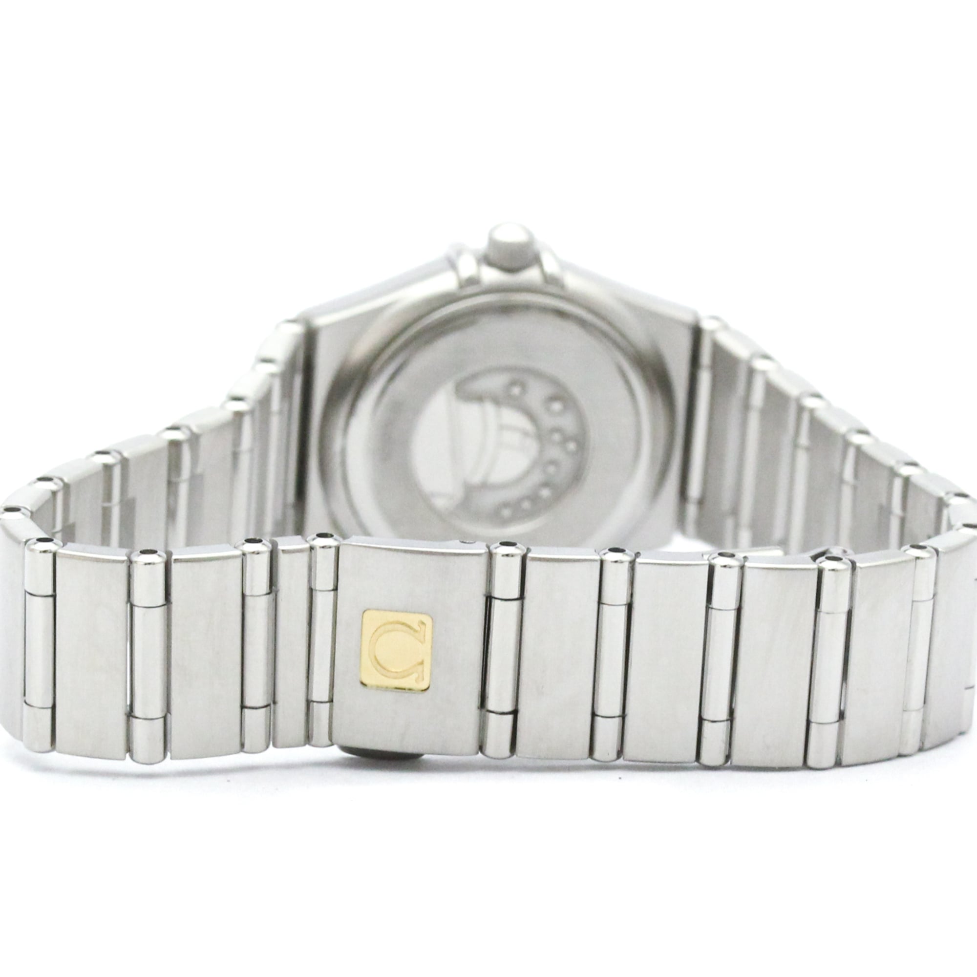 OMEGA Constellation Diamond Steel Quartz Ladies Watch 1567.89 Polished — Very Good
