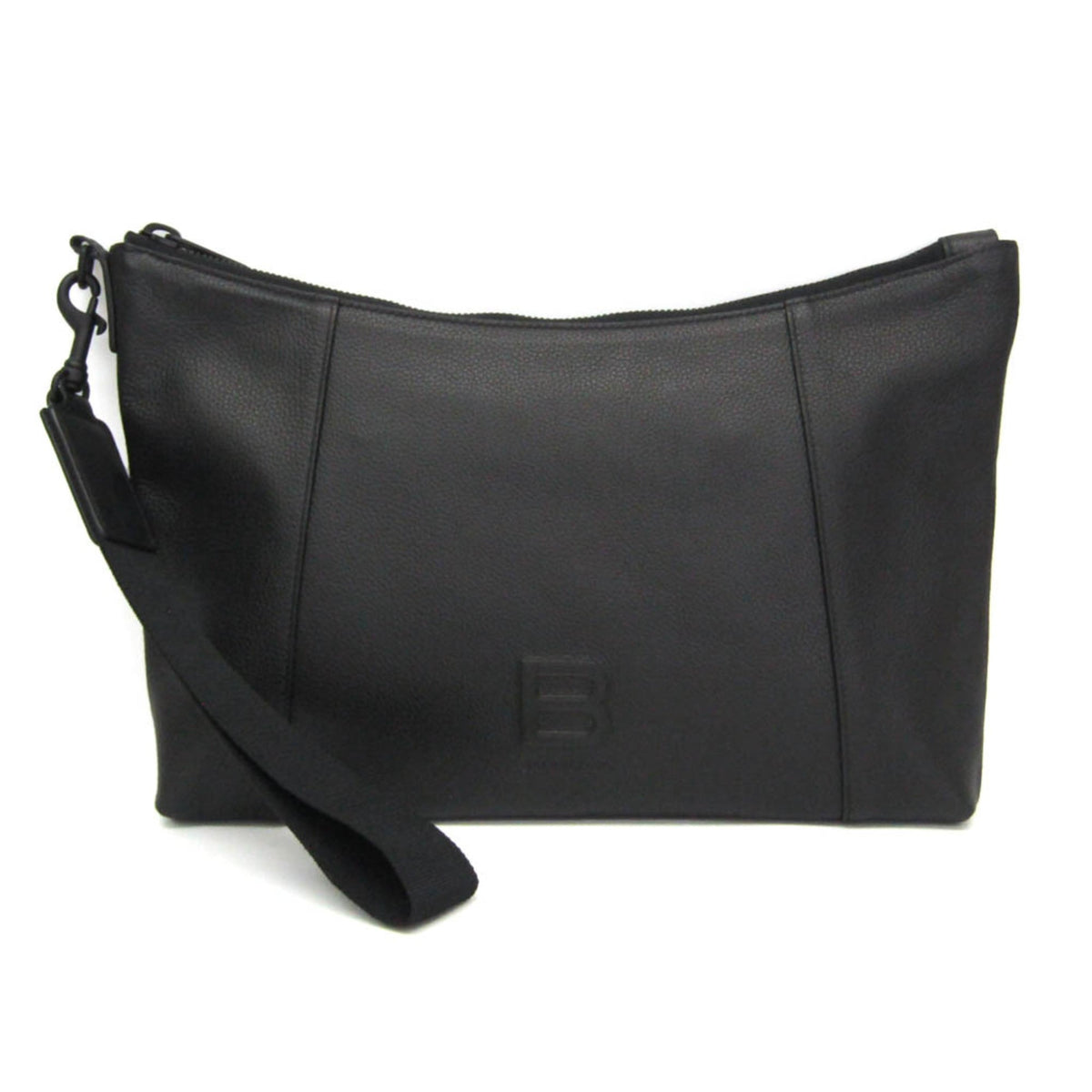 Balenciaga Hourglass 644723 Women,Men Leather Clutch Bag,Pouch Black — Like New