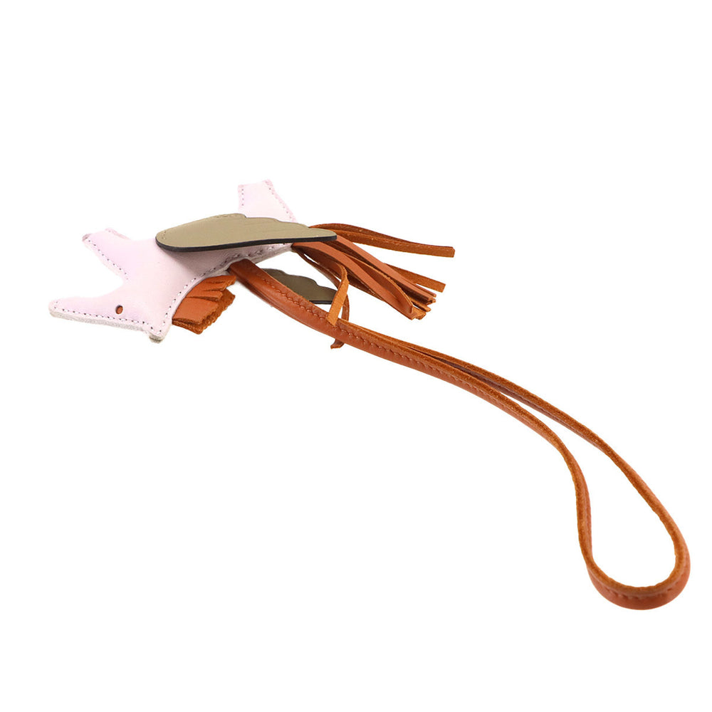 Hermes Rodeo Pegasus PM Accessory Bag Charm, Agneau Milo, Mauve Pale Beige, Malfa, Pampides, W Stamp — New - Store Return