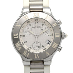 Cartier Chronoscaph LM W10184U2 SS Quartz Watch — Good