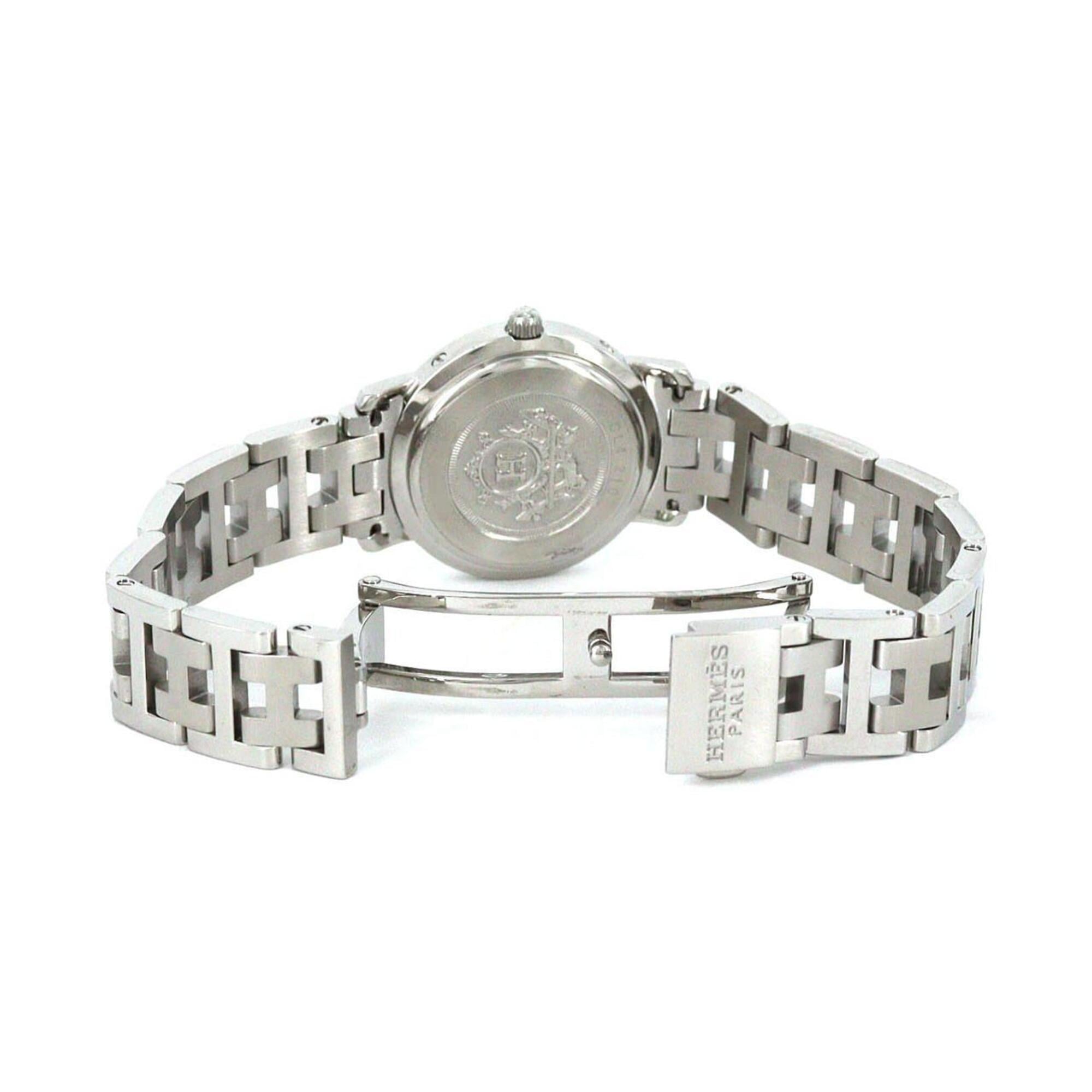 Hermes Clipper CL4.210 SS Quartz Watch — Very Good