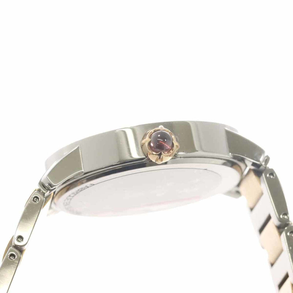 BVLGARI BBL37S Men's Watch PG Pink Gold Date White Automatic Self-winding — Very Good