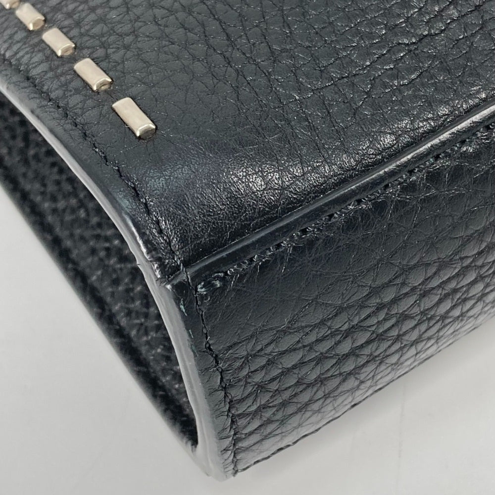 Fendi 7VA406 Shoulder Bag Crossbody bag 2WAY business bag Tote Bag Hand Bag Black — Like New