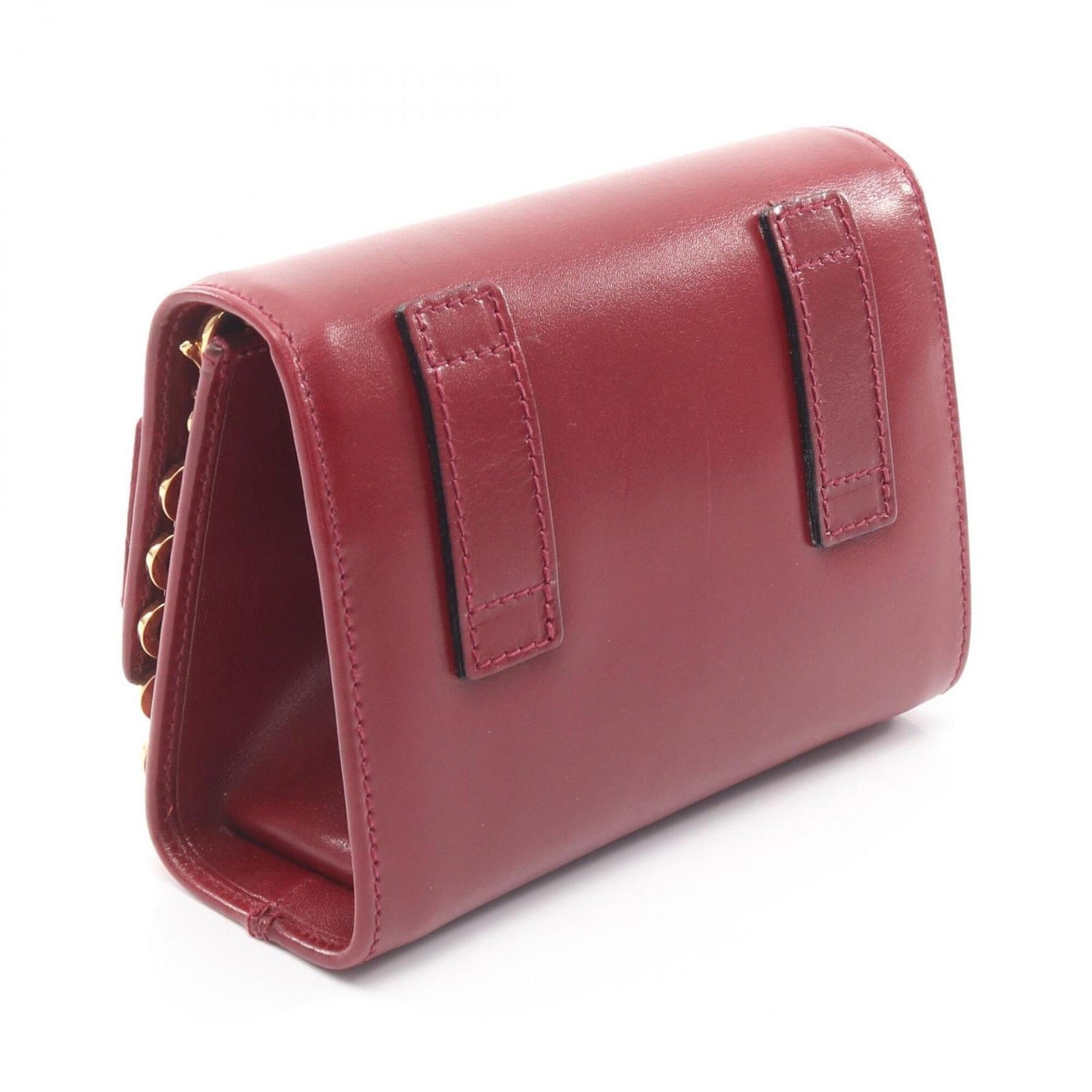 Salvatore Ferragamo Vara Ribbon Shoulder Bag/Handbag, Leather, Women's, Bordeaux