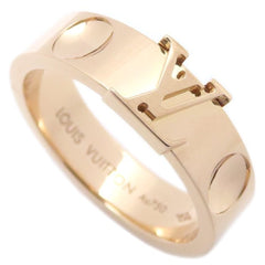 LOUIS VUITTON Louis Vuitton Empreinte LV Ring, Size #53, Women's, Q9K98A 295333 — Like New