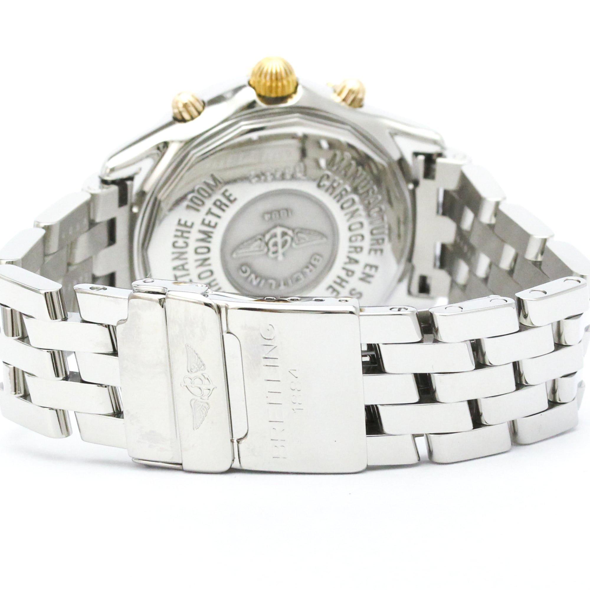 BREITLING Shadow Flyback Chronograph Steel Mens Watch B35312 Polished — Very Good