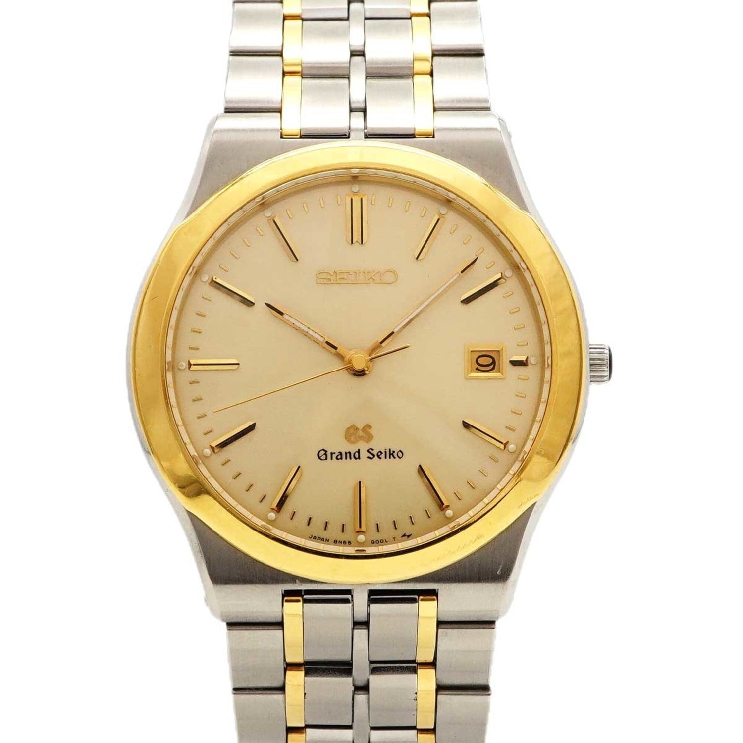 Seiko Grand SBGG002 8N65-9000 Gold Dial Men's Watch
