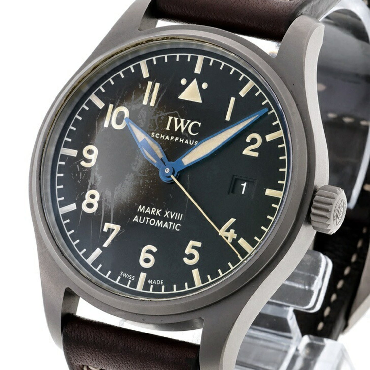 International Watch Company IWC Pilot's Mark 18 Heritage IW327006 Black Automatic A-158918
