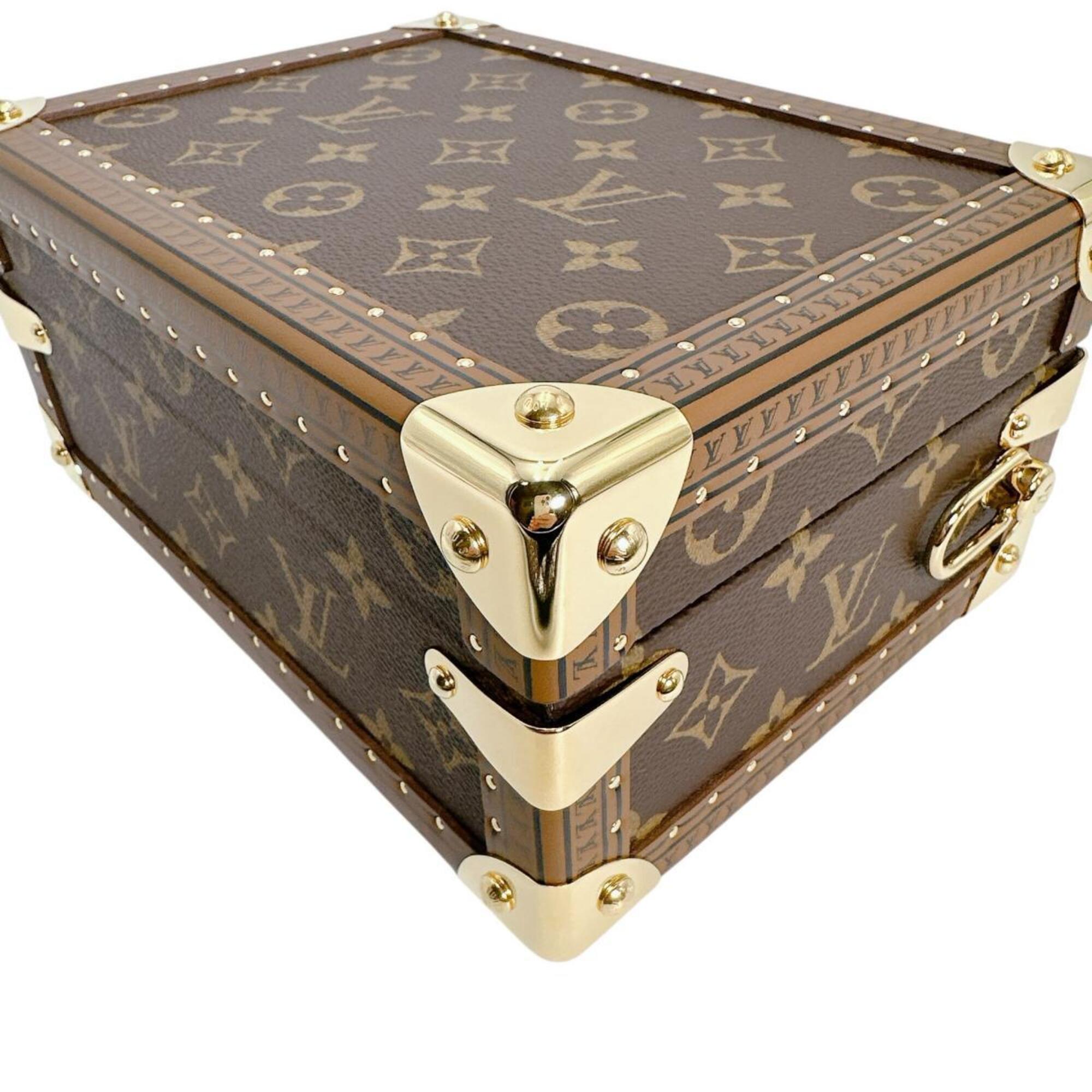 Louis Vuitton Petite Valise handbag, Monogram canvas, M20468, brown — Like New