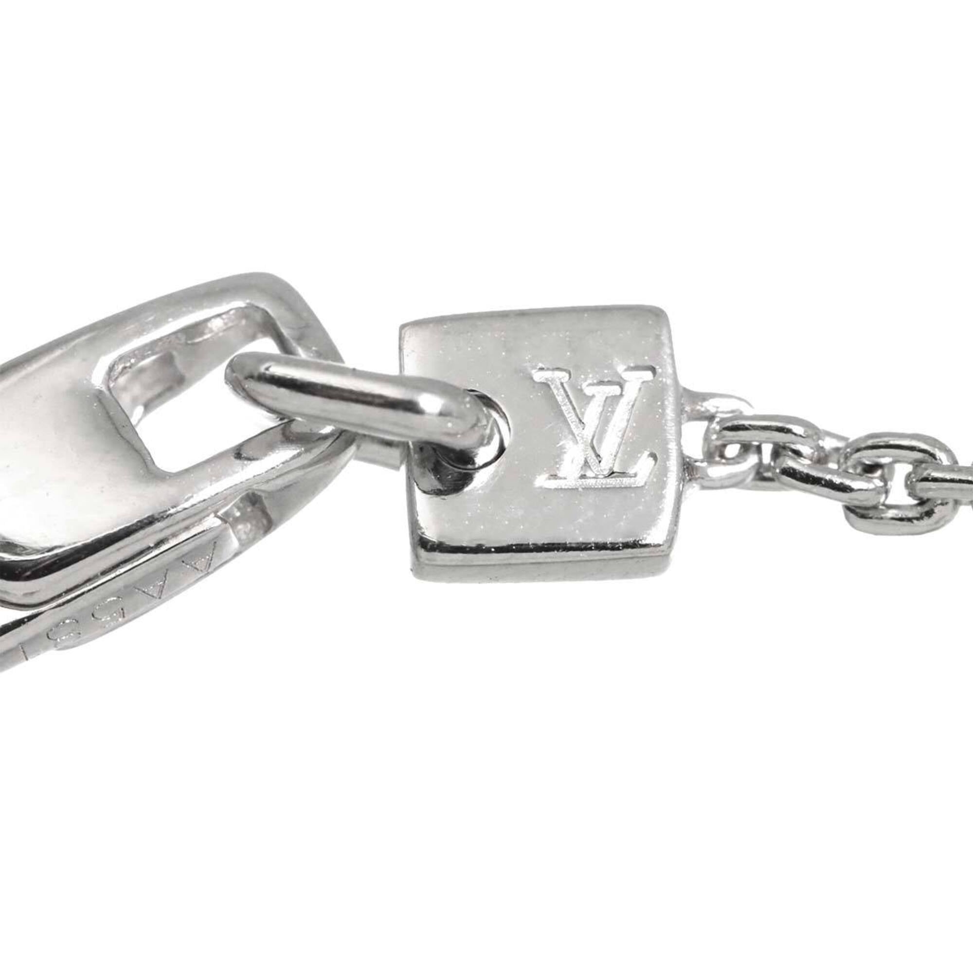 Louis Vuitton Monogram Bracelet, 19cm, 18K White Gold (750) — Like New