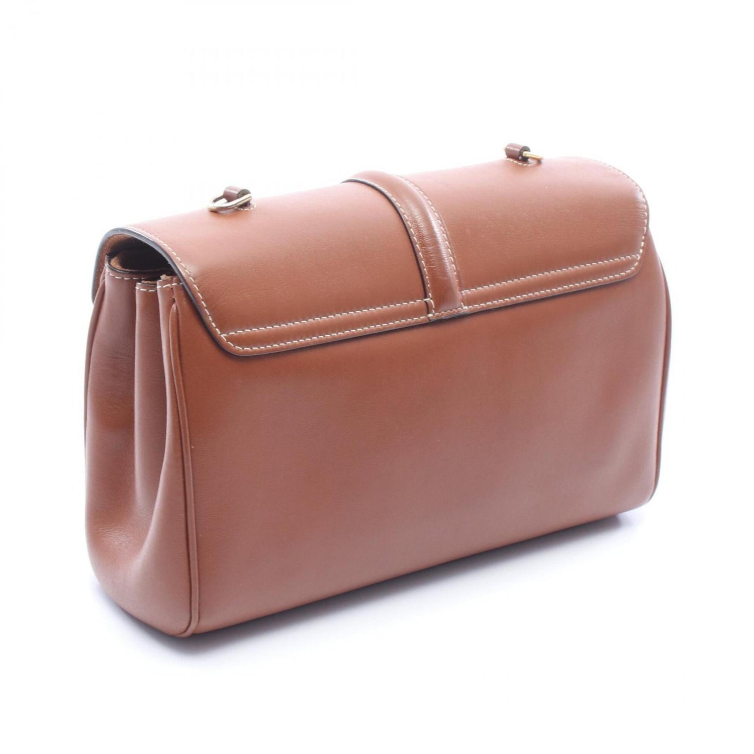 Celine Teen Soft 16 Shoulder Bag/Handbag, Leather, Women's, Brown, 196853CR8