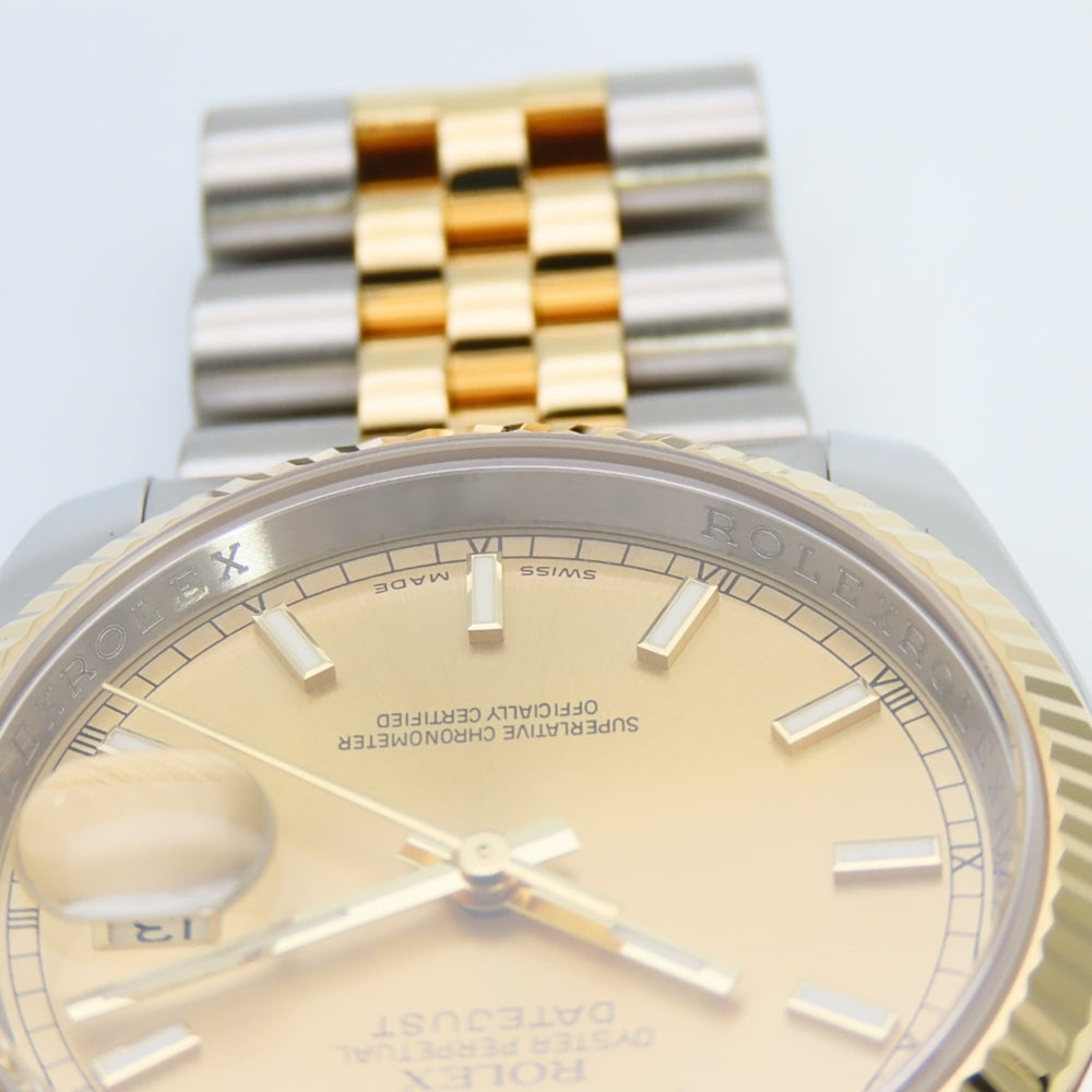 Rolex Datejust 116233 Stainless Steel & 18K Yellow Gold Combination Men's Watch ROLEX — Very Good