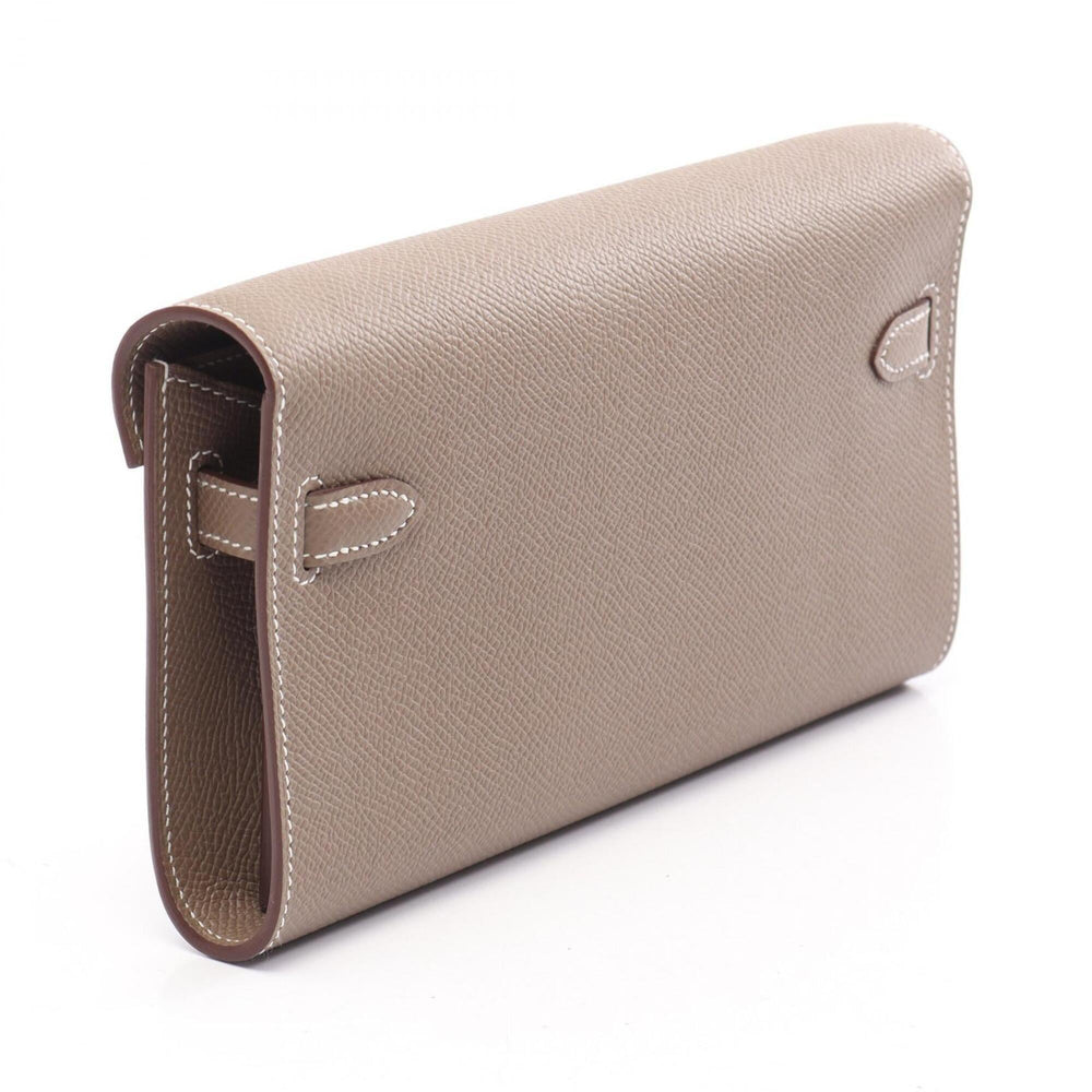Hermes Kelly To Go Shoulder Bag/Handbag, Leather, Veau Epsom, Women's, Gray — New - Store Return