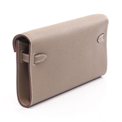 Hermes Kelly To Go Shoulder Bag/Handbag, Leather, Veau Epsom, Women's, Gray — New - Store Return