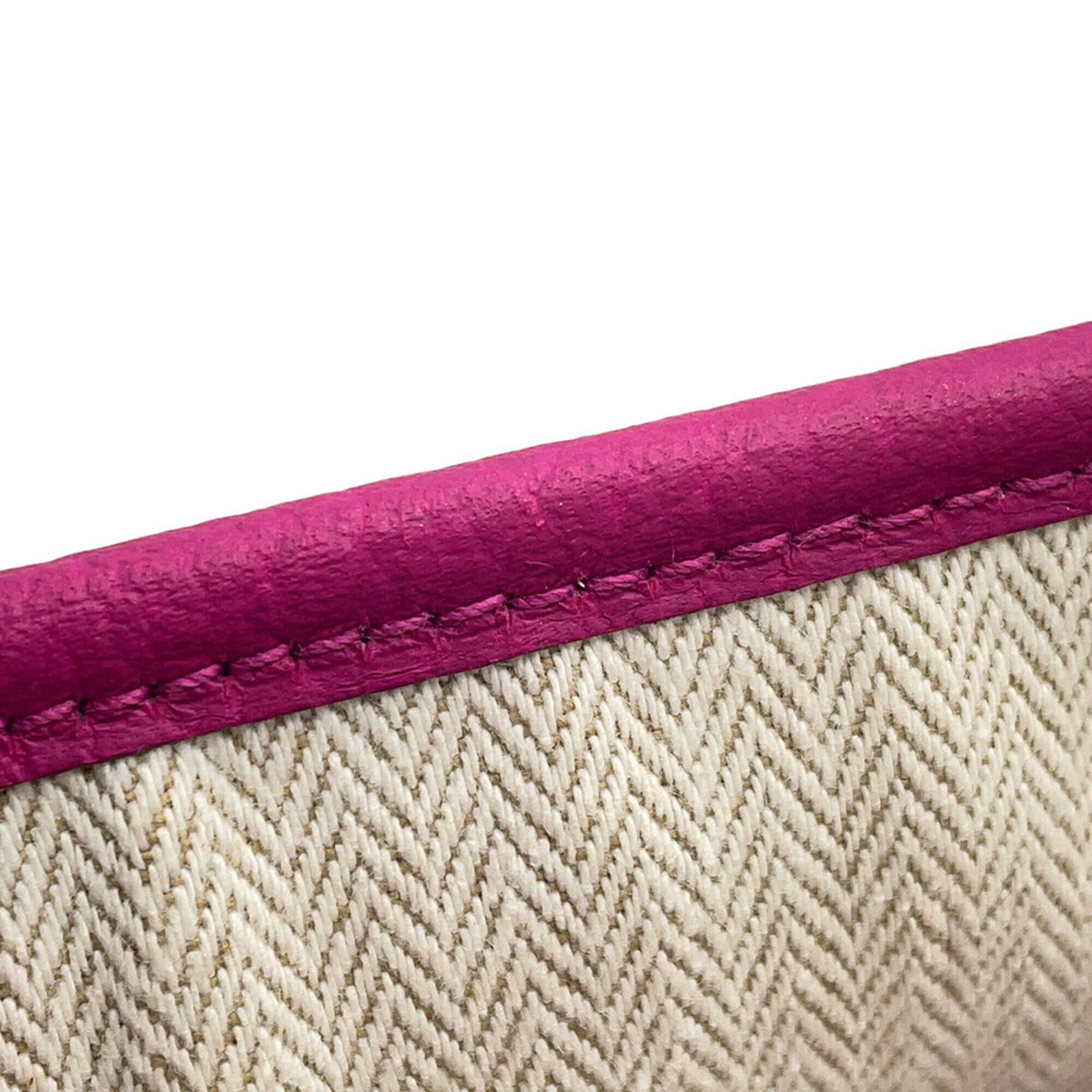 Hermes Garden TPM Tote Bag, Rose Purple, Negonda Leather, C Stamp, HERMES Party, Garden, Handbag, Women's — Like New
