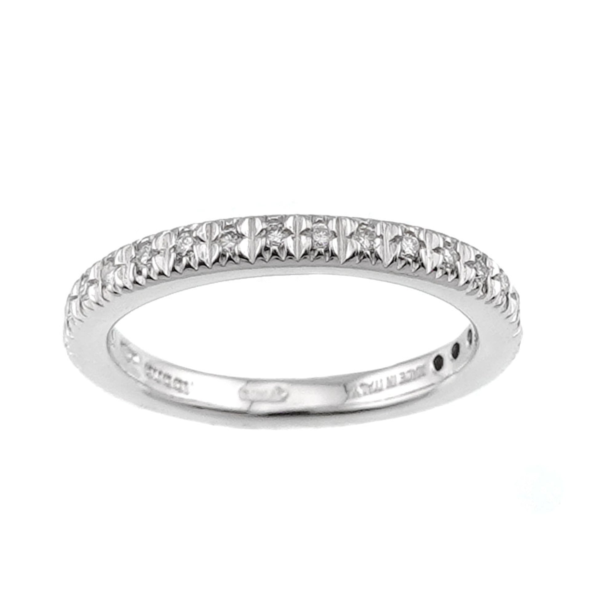 Gucci GUCCI Diamond Ring 18K WG White Gold 750 — Like New