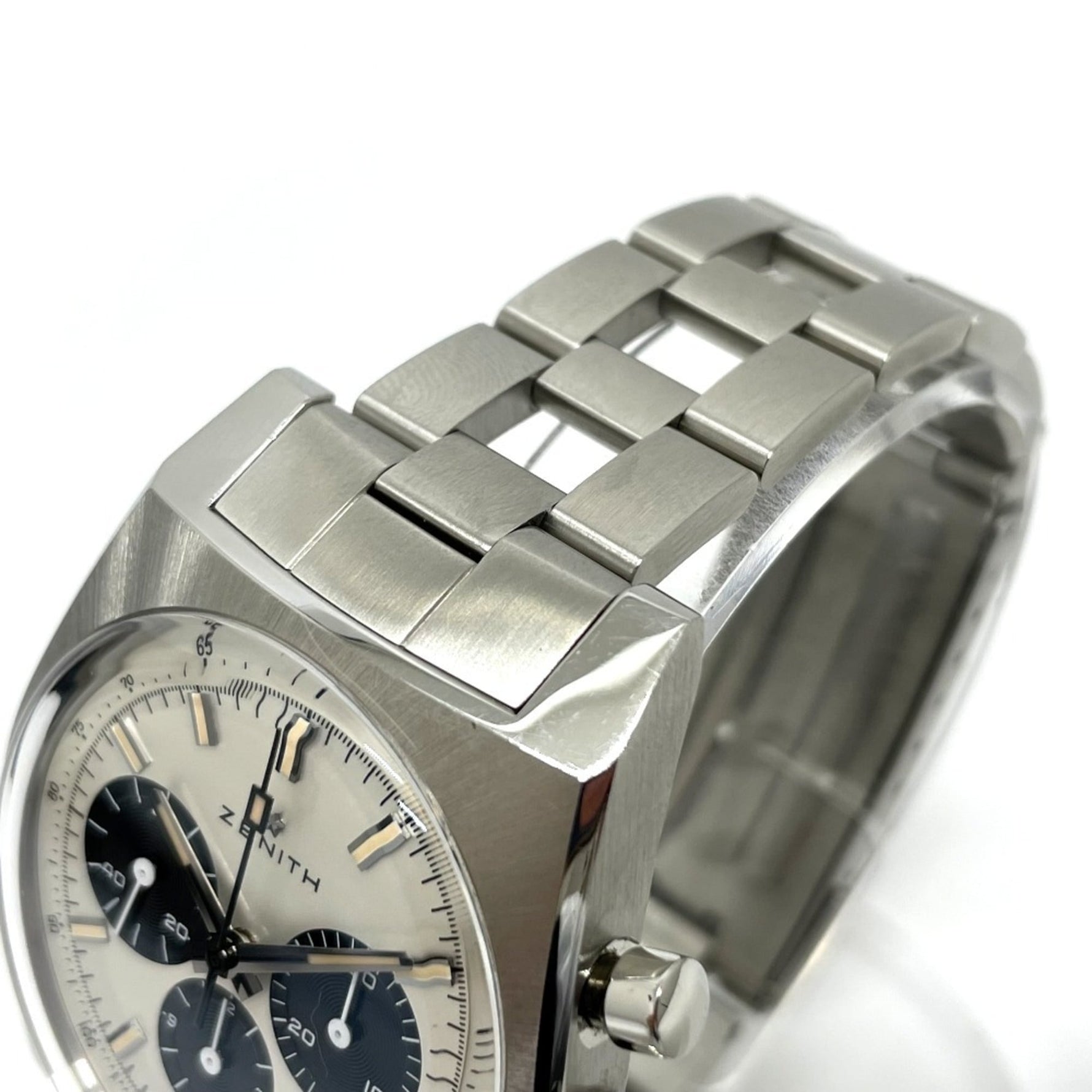 ZENITH 3.L384.400 Lupin the Third 2nd Edition Japan Limited 200 Pieces Revival A384 Chronomaster Watch Stainless Steel Men's Silver