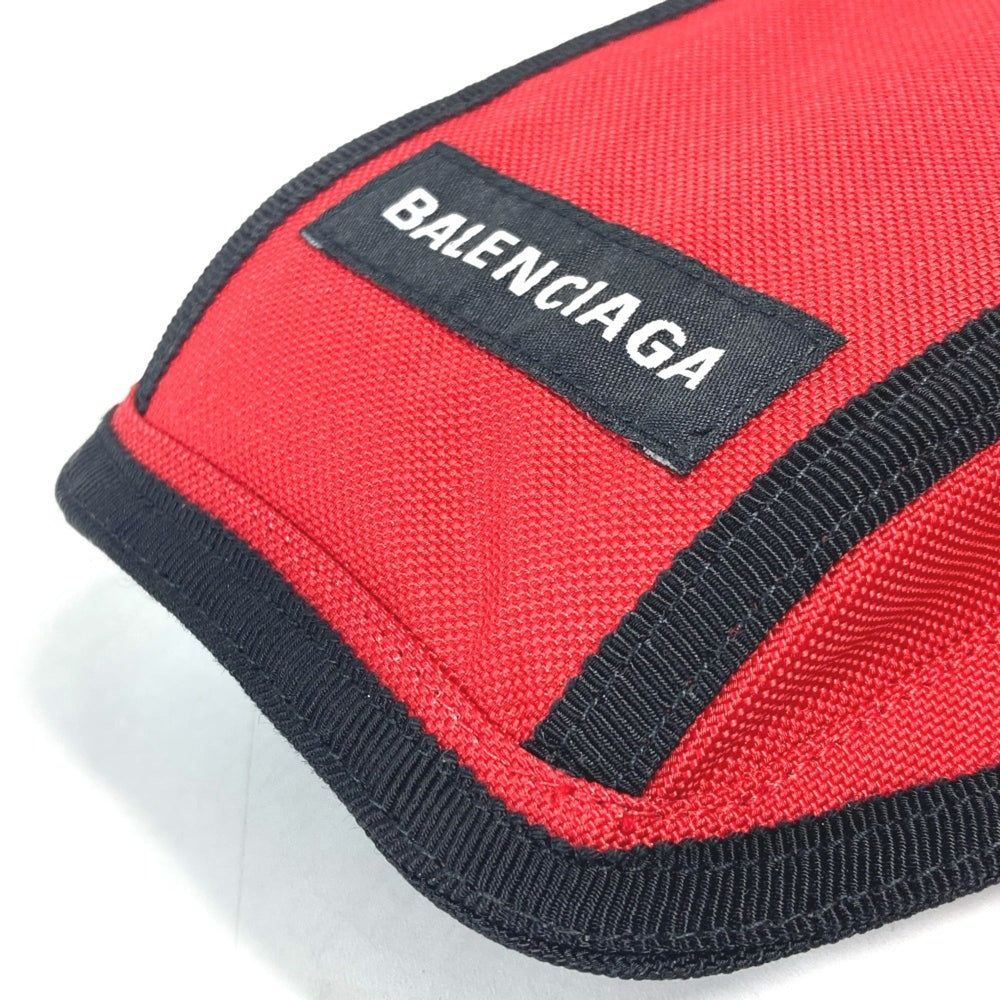 BALENCIAGA 6559472 Explorer Arm Phone Holder Bracelet Warmer Pouch Nylon Women's Red G-241010-48 — New - Store Return