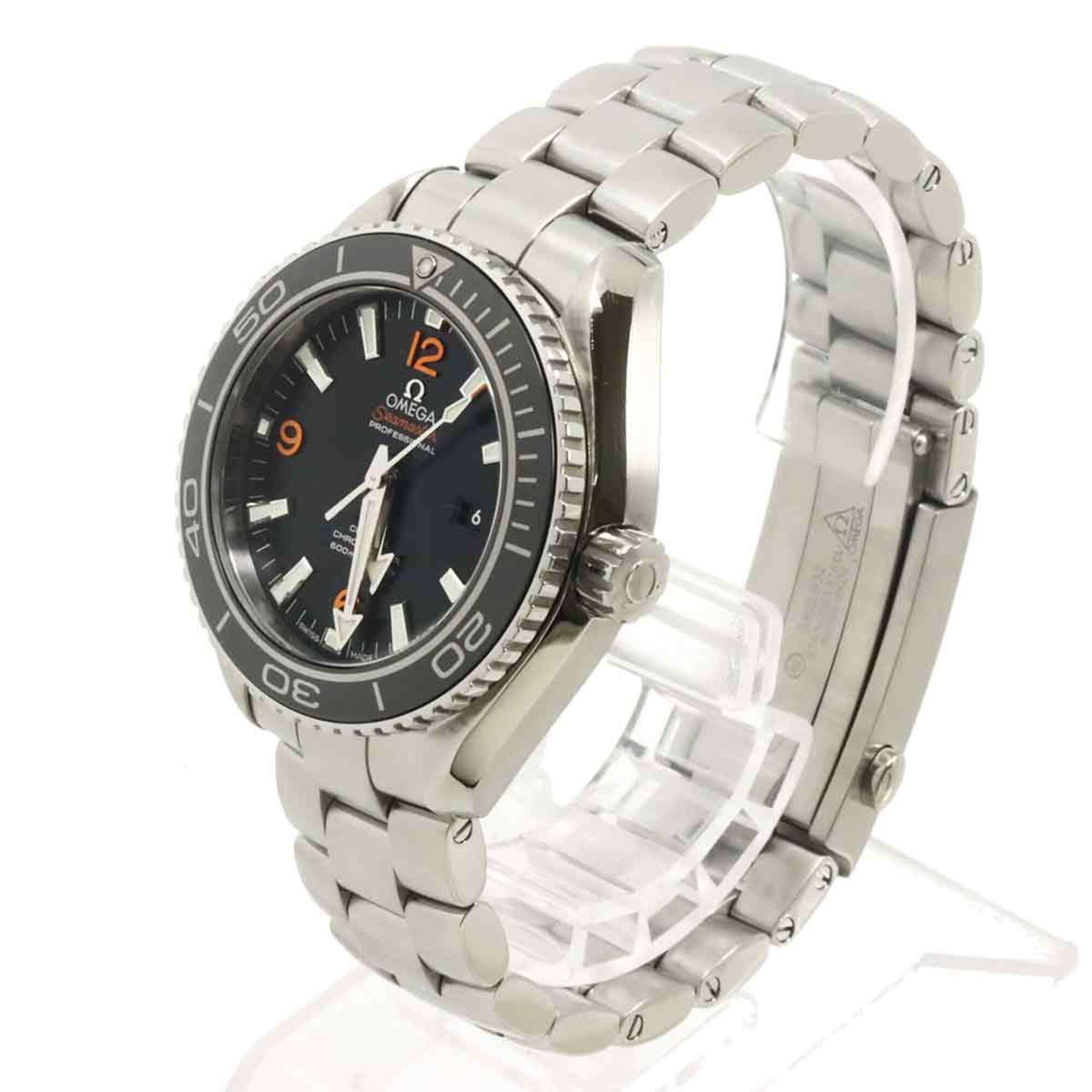 Omega Seamaster Planet Ocean 600M Co-Axial 232 30 38 20 01 002 Boys' Watch, Date, Black, Automatic Movement — Like New