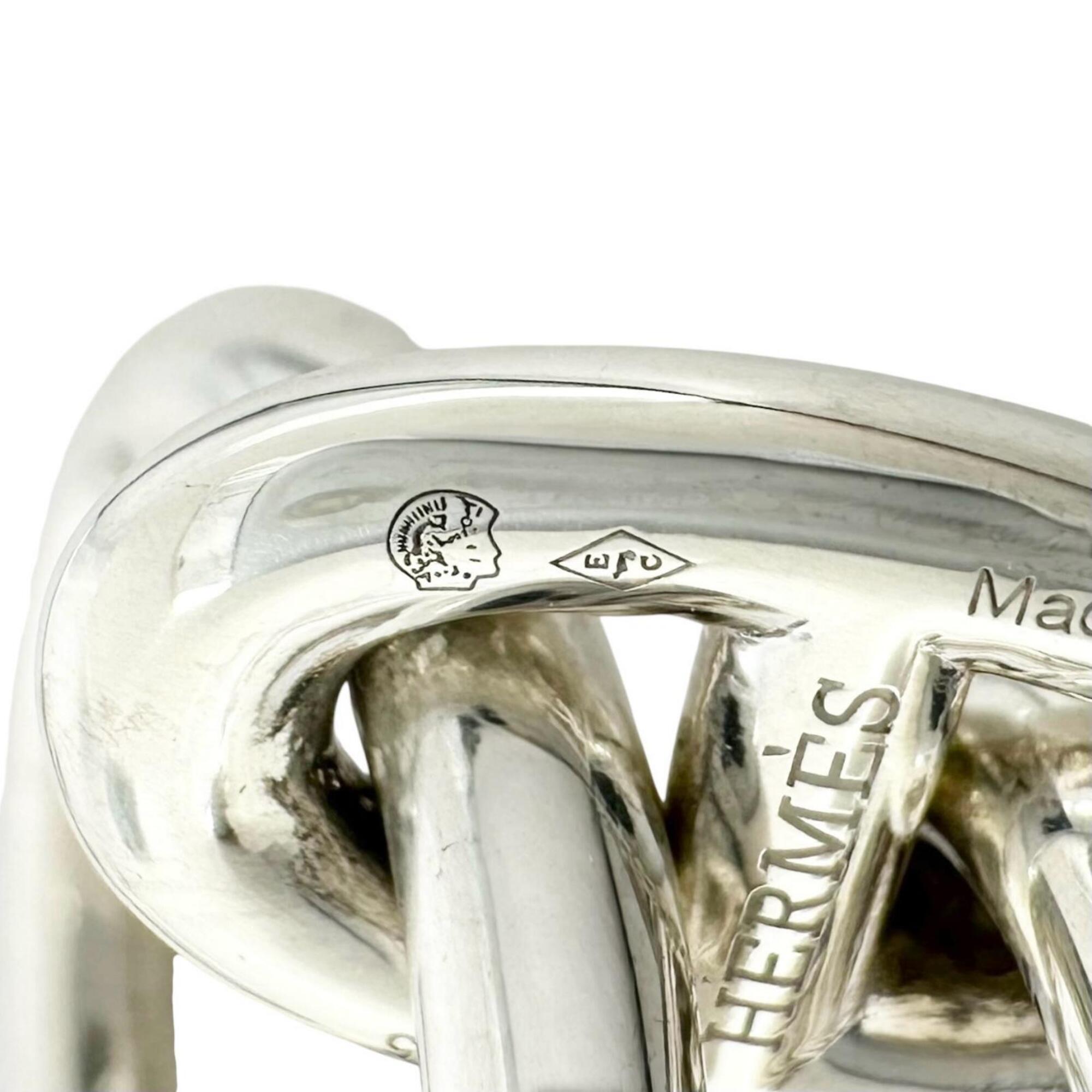 HERMES Chaine d'Ancre PM bracelet, AG925 15 links, silver, made in France, 2021 model, weight 34.15g, women's — Like New