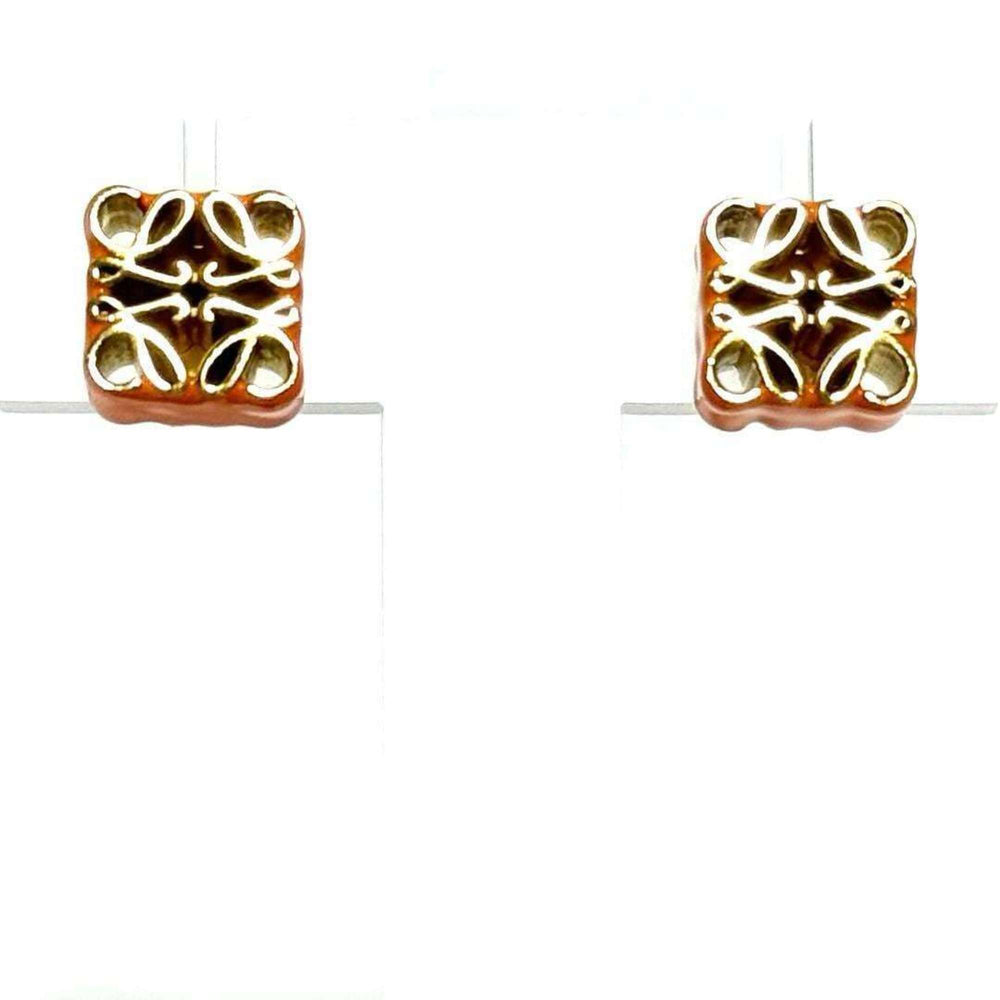 LOEWE Women's Anagram Stud Earrings in Silver 925 — Like New