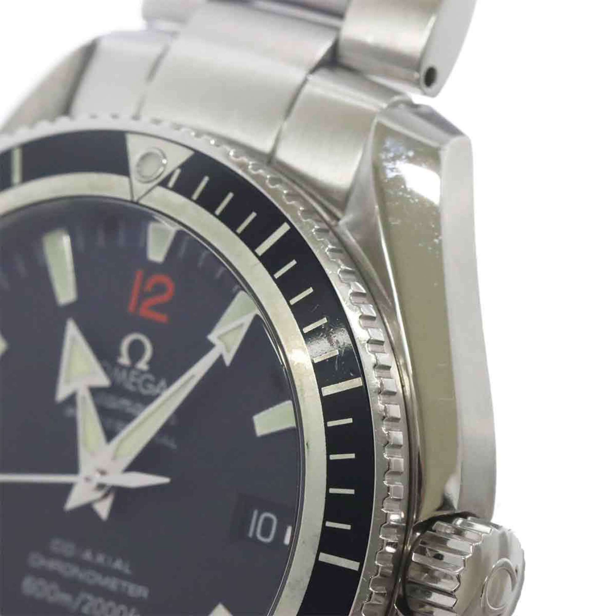 Omega Seamaster Planet Ocean Co-Axial Chronometer 600M 2201 51 Men's Watch, Date, Black, Automatic Movement — Very Good