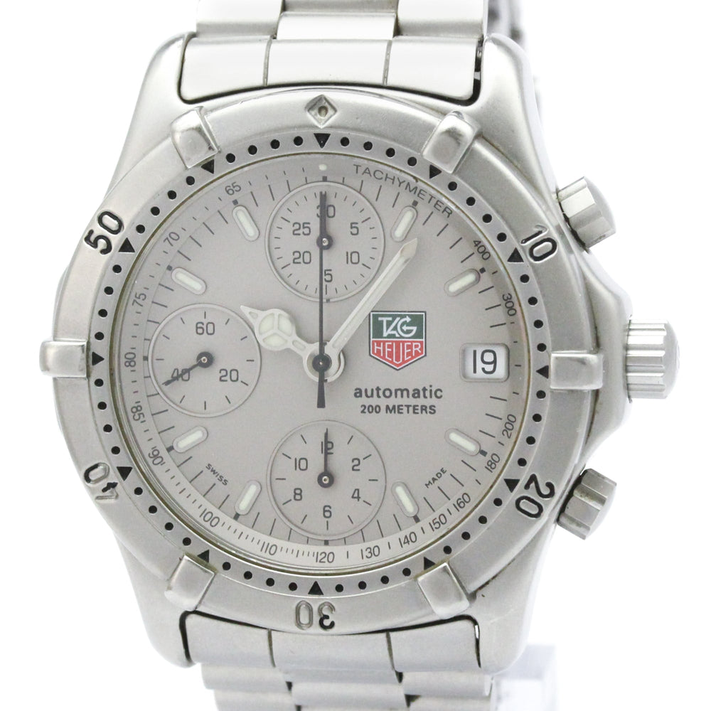TAG HEUER 2000 Chronograph Stainless Steel Automatic Watch 760.306 — Very Good