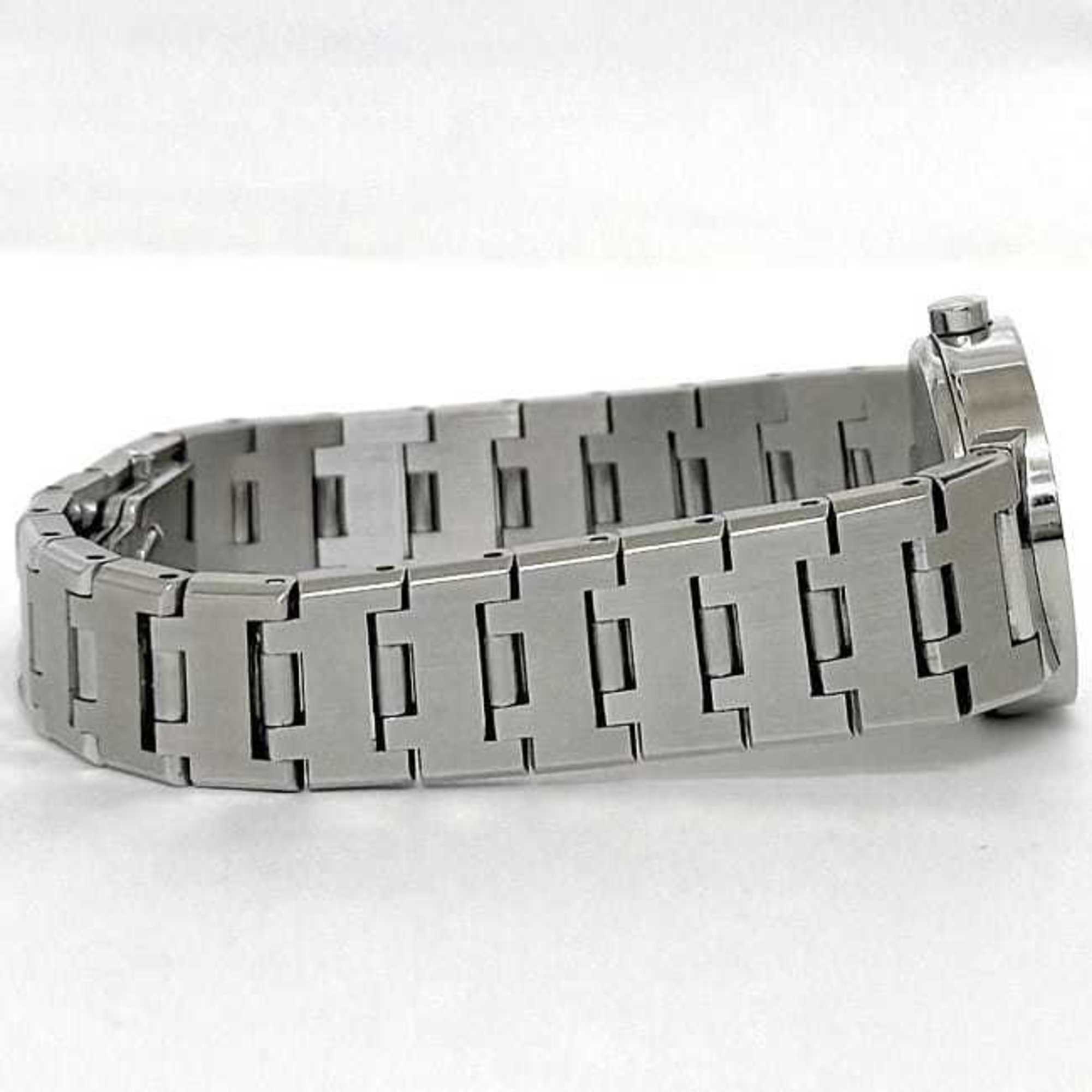Bvlgari Watch f-21814 Black Silver BB23SS Ladies SS Quartz BVLGARI Dial Battery Operated — Very Good