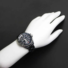 Chanel J12 GMT 41mm H3101 Men's Watch, Date, Matte Black Ceramic, Automatic Movement — Very Good