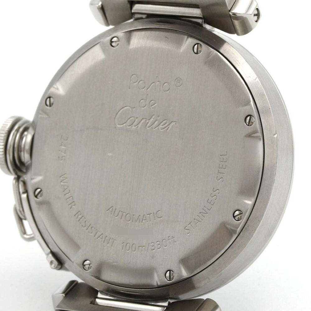 Cartier Pasha C Grande Date W31044M7 Stainless Steel Automatic Watch — Very Good