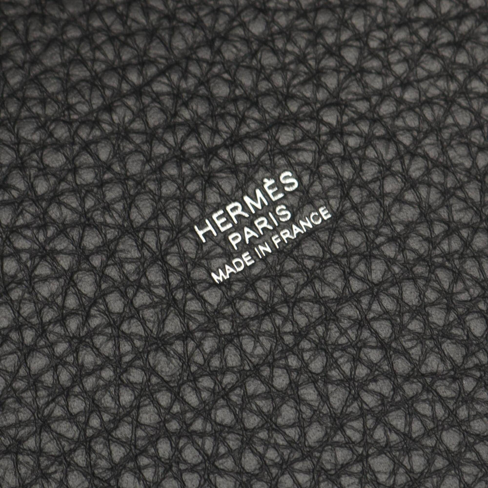 Hermes Picotin Lock PM Handbag, Leather, Taurillon Clemence Women's, Black, 056289CK — New - Store Return