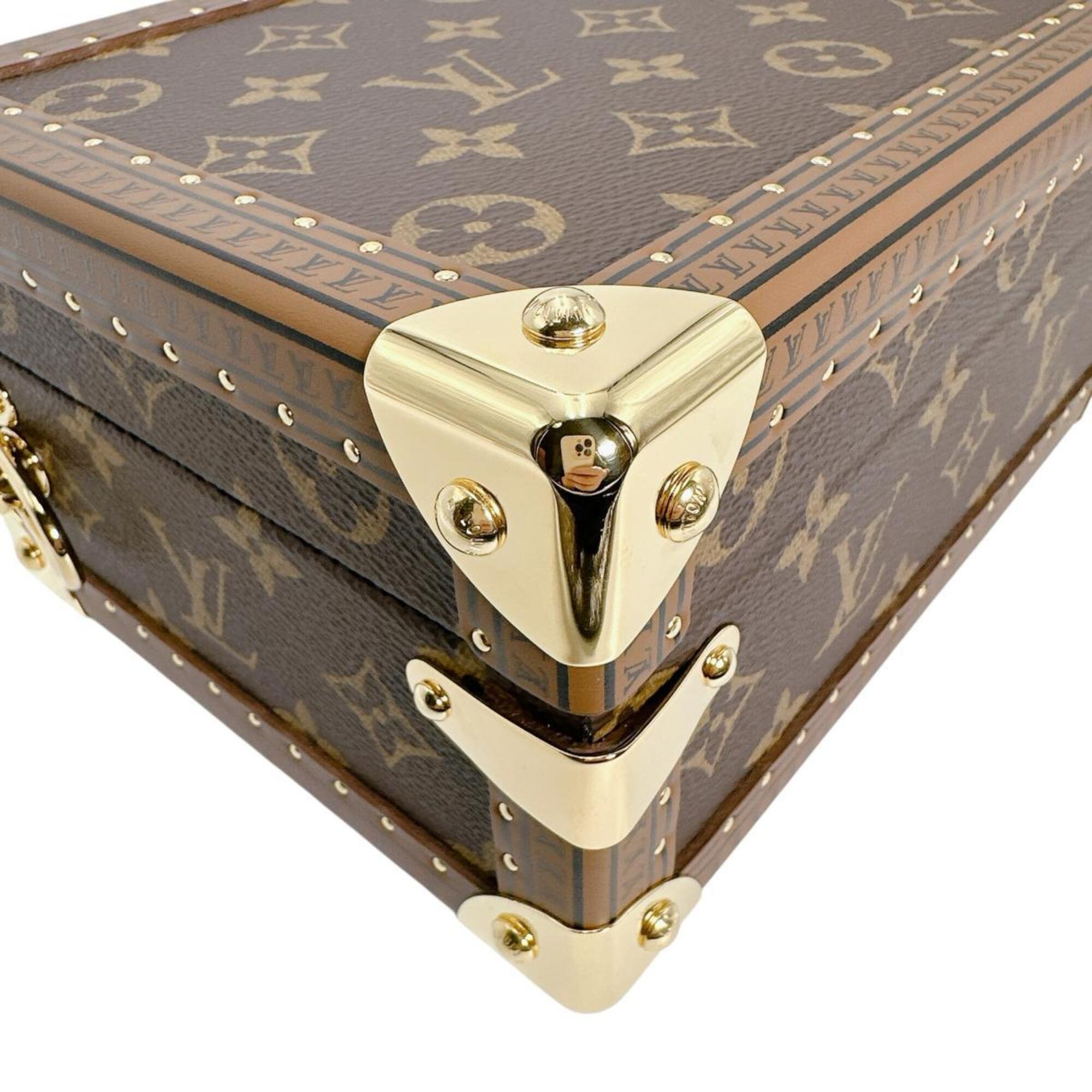 Louis Vuitton Petite Valise handbag, Monogram canvas, M20468, brown — Like New