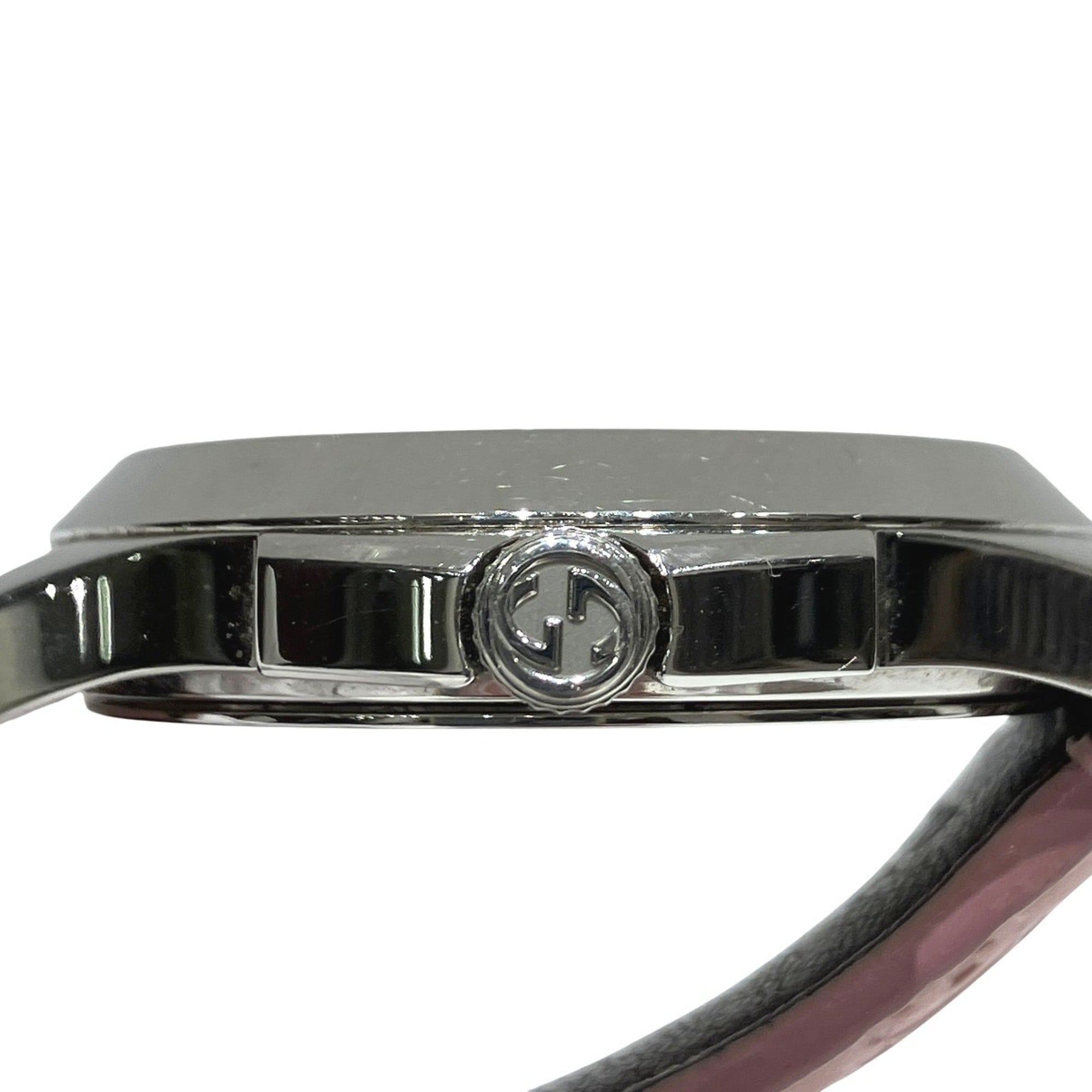 Gucci GUCCI G-Timeless Watch Bee Total weight 55.9g Stainless steel Genuine leather Quartz Pink dial 126.4 — Good