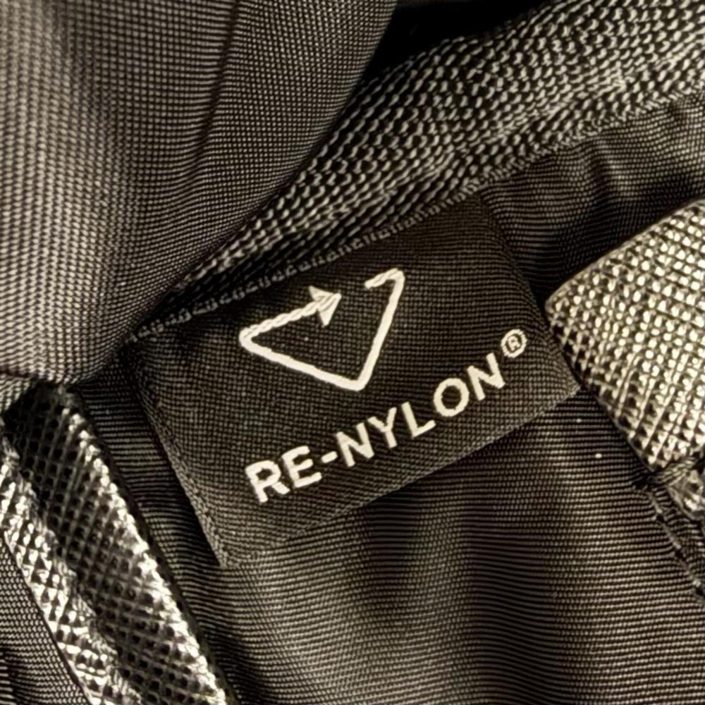 PRADA 2VZ019 Triangle Logo Re-Nylon Leather Backpack Daypack Black Made in Italy Men's with Dust Bag — Like New